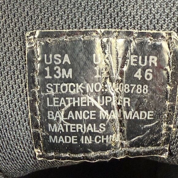 American Worker Head-To-Toe Work  Black Leather Work Boots men’s size 13 - Picture 8 of 9